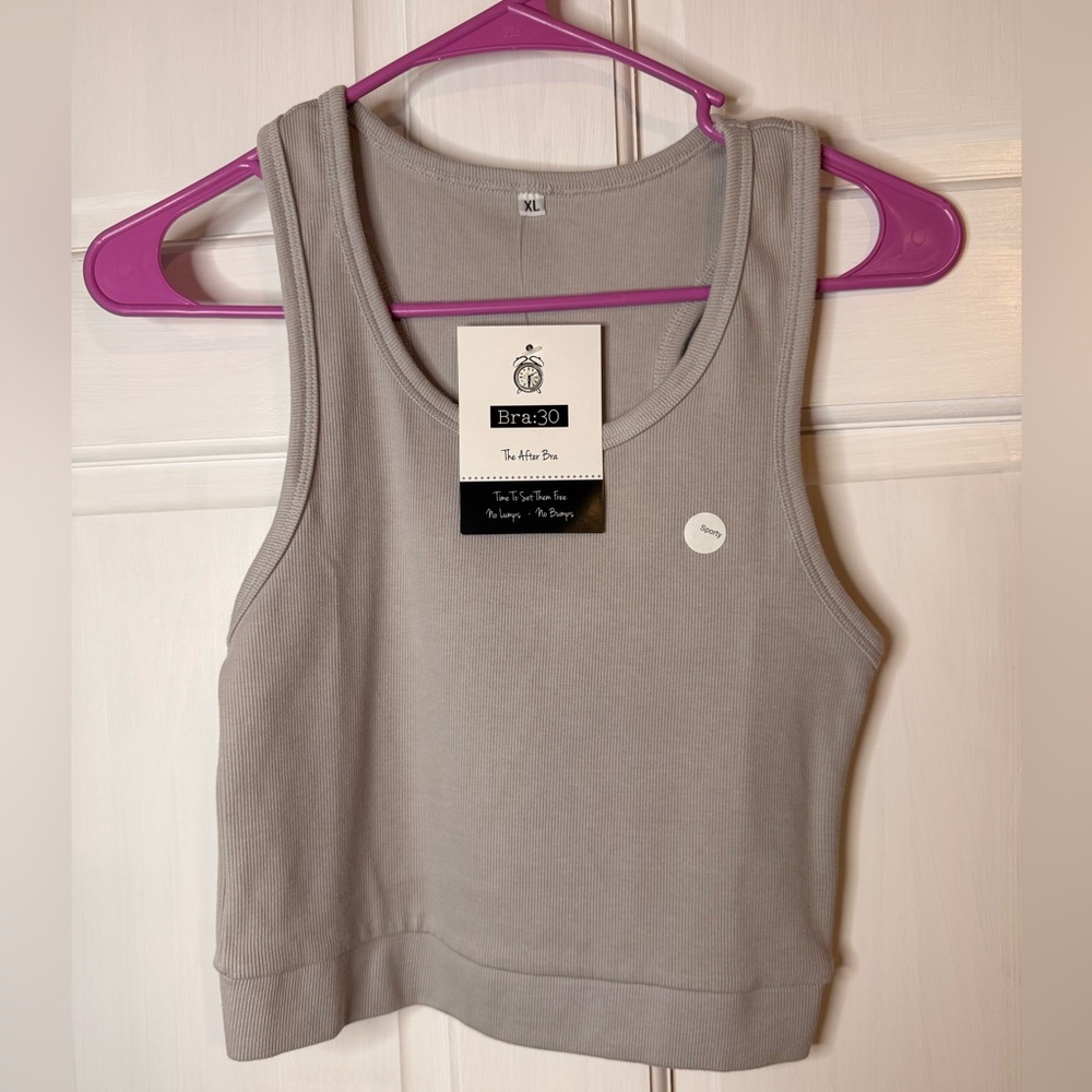 Women's Gray Sports Bra
